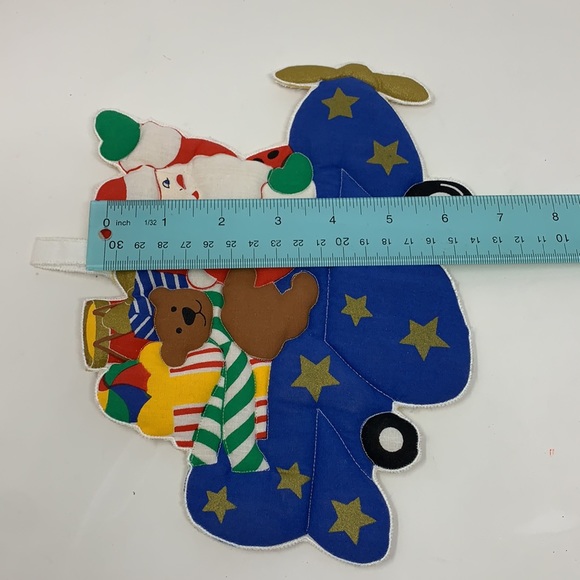 5 piece Christmas decor/ornaments Star Wings Santa Pic Frame Hallmark cross - Picture 7 of 17